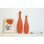 WALLXPERT Vaza Deluxe Set Orange - slika 1