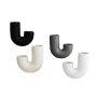 WALLXPERT Vaza set Crno Bela Grei Krem CY0090 - slika 2