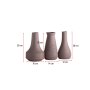 WALLXPERT Vaza Crease Series Set Mink - slika 3