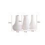 WALLXPERT Vaza Crease Series Set White - slika 3