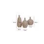 WALLXPERT Vaza Passion Set Beige - slika 3