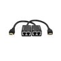 Xwave Xwave Konverter HDMI extender na RJ45 CAT5E-6 0.3m,2 kom - slika 1