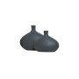 WALLXPERT Vaza Platy Set Anthracite - slika 2