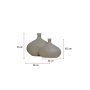 WALLXPERT Vaza Platy Set Mink - slika 3