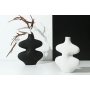 WALLXPERT Vaza Bela Crno CY0098 - slika 1