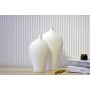 WALLXPERT Vaza Asimetrik Set White - slika 1