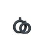 WALLXPERT Vaza Rings Set Anthracite - slika 2