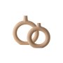 WALLXPERT Vaza Rings Set Beige - slika 2