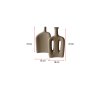 WALLXPERT Vaza set Lotus Brown - slika 3