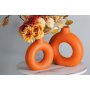 WALLXPERT Vaza set Iskandinav Halka Orange - slika 1