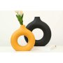WALLXPERT Vaza set Iskandinav Halka Black Orange - slika 1