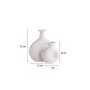 WALLXPERT Vaza Delta Capella Set White - slika 3