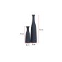WALLXPERT Vaza set Persei Set Anthracite - slika 3