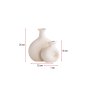 WALLXPERT Vaza Delta Capella Set Bone - slika 3