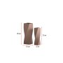 WALLXPERT Vaza Sprial Set Brown - slika 3