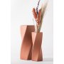 WALLXPERT Vaza Sprial Set Tile Red - slika 1