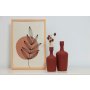 WALLXPERT Vaza Whells Set Tile Red - slika 1