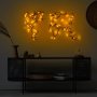 WALLXPERT Dekorativni metalni zidni pribor World Map Led 257 - slika 4