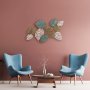 WALLXPERT Dekorativni metalni zidni pribor Horou multicolor - slika 3