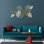 WALLXPERT Dekorativni metalni zidni pribor Horou multicolor - slika 1