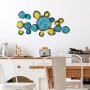 WALLXPERT Dekorativni metalni zidni pribor Nenuharps multicolor - slika 1