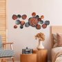 WALLXPERT Dekorativni metalni zidni pribor Nenuharps 2 multicolor - slika 1