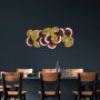 WALLXPERT Dekorativni metalni zidni pribor Plane Tree multicolor - slika 1