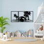 WALLXPERT Dekorativni metalni zidni pribor Seaside Trio B - slika 3