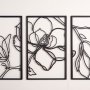 WALLXPERT Dekorativni metalni zidni pribor Floral Line APT529MS - slika 2
