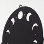 WALLXPERT Dekorativni metalni zidni pribor Moon Phases Metal Wall Art APT615 Black - slika 5