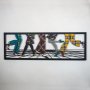 WALLXPERT Dekorativni metalni zidni pribor Let's Dance Metal Wall Art APT005 - slika 2