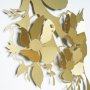 WALLXPERT Dekorativni metalni zidni pribor Carpa Koi APT748 L Gold - slika 4