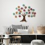 WALLXPERT Dekorativni metalni zidni pribor Maple Green Red - slika 3