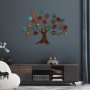 WALLXPERT Dekorativni metalni zidni pribor Maple Green Red - slika 4