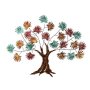 WALLXPERT Dekorativni metalni zidni pribor Maple Green Red - slika 5