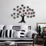 WALLXPERT Dekorativni metalni zidni pribor Maple Red - slika 3
