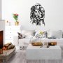 WALLXPERT Dekorativni metalni zidni pribor Kiss Black - slika 4