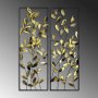 WALLXPERT Dekorativni metalni zidni pribor multicolor Olips 2 - slika 1