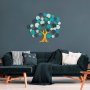 WALLXPERT Dekorativni metalni zidni pribor multicolor Lime Hazel - slika 3