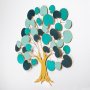 WALLXPERT Dekorativni metalni zidni pribor multicolor Lime Hazel - slika 5