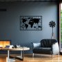 WALLXPERT Dekorativni metalni zidni pribor World Map 7 - slika 2