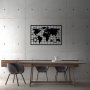 WALLXPERT Dekorativni metalni zidni pribor World Map 7 - slika 3