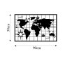 WALLXPERT Dekorativni metalni zidni pribor World Map 7 - slika 5