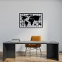 WALLXPERT Dekorativni metalni zidni pribor World Map 7 - slika 1