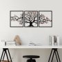 WALLXPERT Dekorativni metalni zidni pribor multicolor Tree 48 - slika 2