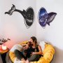 WALLXPERT Dekorativni metalni zidni pribor Whale of Black Hole APT745 M - slika 1