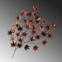 WALLXPERT Dekorativni metalni zidni pribor Acer Palmatum 2 - slika 4