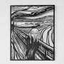 WALLXPERT Dekorativni metalni zidni pribor The Scream APT728 L - slika 2