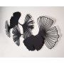 WALLXPERT Dekorativni metalni zidni pribor Gingko Leaves APT516 - slika 2