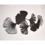 WALLXPERT Dekorativni metalni zidni pribor Gingko Leaves APT516 - slika 3
